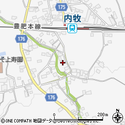 熊本県阿蘇市乙姫207周辺の地図