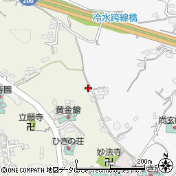 熊本県玉名市立願寺592周辺の地図