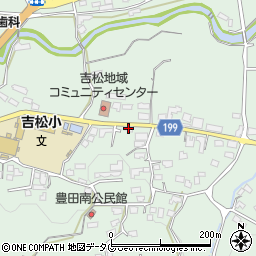 熊本県熊本市北区植木町豊田412周辺の地図