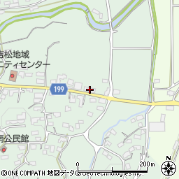 熊本県熊本市北区植木町豊田696周辺の地図