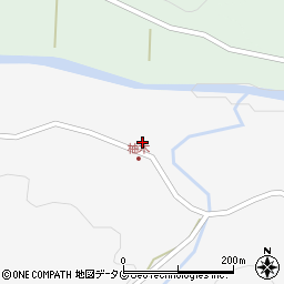 大分県豊後大野市緒方町柚木193-3周辺の地図