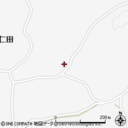 熊本県阿蘇市波野大字赤仁田810周辺の地図