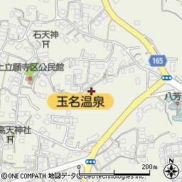 熊本県玉名市立願寺1180-6周辺の地図