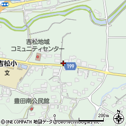 熊本県熊本市北区植木町豊田686周辺の地図