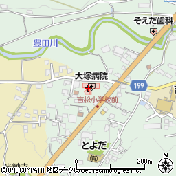 熊本県熊本市北区植木町豊田603周辺の地図