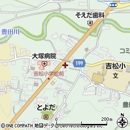 熊本県熊本市北区植木町豊田599周辺の地図