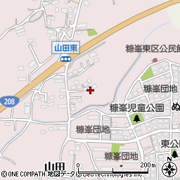 熊本県玉名市山田1625周辺の地図