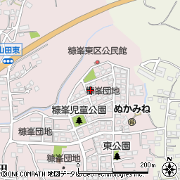 熊本県玉名市山田1836-65周辺の地図