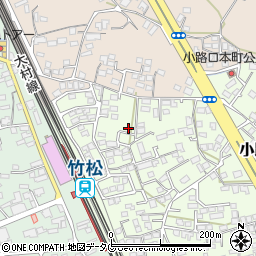 長崎県大村市小路口本町521-10周辺の地図