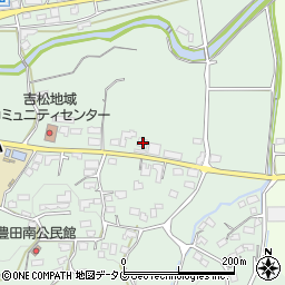 熊本県熊本市北区植木町豊田691周辺の地図