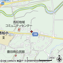 熊本県熊本市北区植木町豊田686-1周辺の地図
