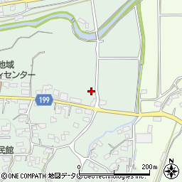 熊本県熊本市北区植木町豊田699-1周辺の地図