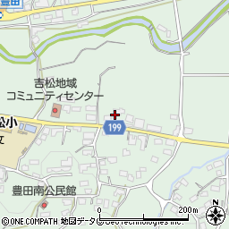 熊本県熊本市北区植木町豊田688周辺の地図