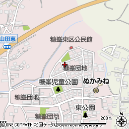 熊本県玉名市山田1836-66周辺の地図