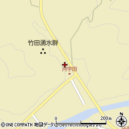 大分県竹田市入田38周辺の地図