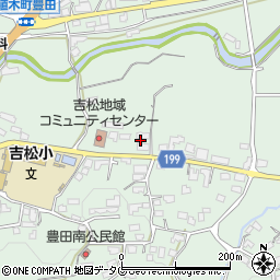 熊本県熊本市北区植木町豊田668周辺の地図