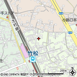 長崎県大村市小路口本町521-6周辺の地図