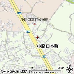 長崎県大村市小路口本町452-1周辺の地図