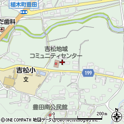 熊本県熊本市北区植木町豊田666周辺の地図