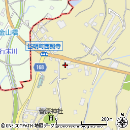 熊本県玉名市岱明町西照寺935周辺の地図