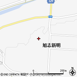 熊本県菊池市旭志新明1320周辺の地図