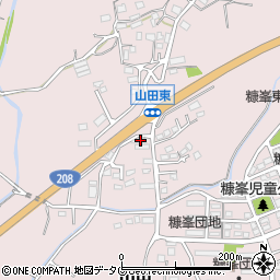 熊本県玉名市山田1561周辺の地図