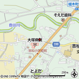 熊本県熊本市北区植木町豊田621周辺の地図
