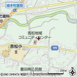 熊本県熊本市北区植木町豊田670周辺の地図