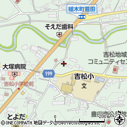 熊本県熊本市北区植木町豊田478周辺の地図
