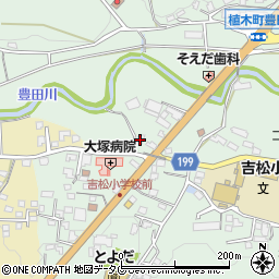 熊本県熊本市北区植木町豊田623-6周辺の地図