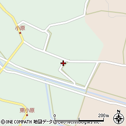 熊本県菊池市旭志小原524周辺の地図