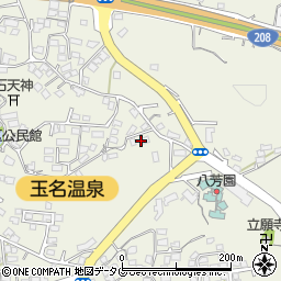 熊本県玉名市立願寺1176周辺の地図