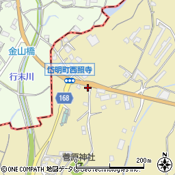 熊本県玉名市岱明町西照寺937周辺の地図