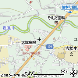 熊本県熊本市北区植木町豊田623-1周辺の地図
