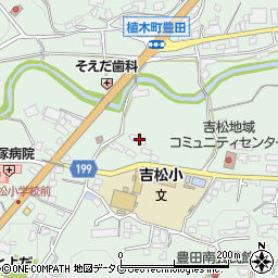 熊本県熊本市北区植木町豊田477周辺の地図