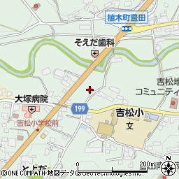 熊本北合志警察署　豊田駐在所周辺の地図