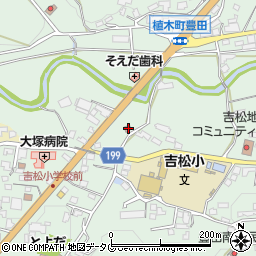 熊本県熊本市北区植木町豊田625周辺の地図