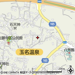 熊本県玉名市立願寺1170周辺の地図