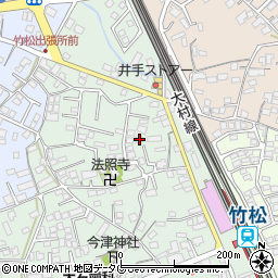 長崎県大村市竹松本町1032-5周辺の地図