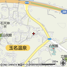 熊本県玉名市立願寺1174周辺の地図