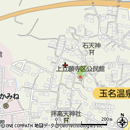 熊本県玉名市立願寺1246周辺の地図