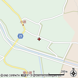 熊本県菊池市旭志小原517周辺の地図