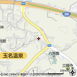 熊本県玉名市立願寺1143周辺の地図