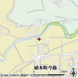 熊本県熊本市北区植木町今藤1周辺の地図