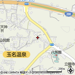 熊本県玉名市立願寺1158周辺の地図