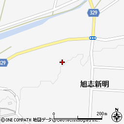 熊本県菊池市旭志新明1328周辺の地図