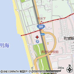 長洲斎苑周辺の地図