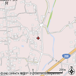 熊本県玉名市山田1704-1周辺の地図