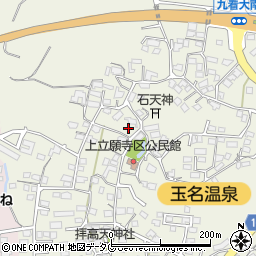 熊本県玉名市立願寺1311周辺の地図