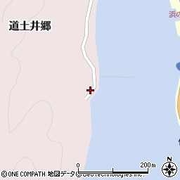 長崎県南松浦郡新上五島町道土井郷323周辺の地図